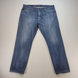 Lucky Brand Jeans Mens 38x30 Blue 221 Original Straight Mid Rise Denim
